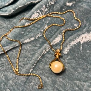 Faux pearl vintage costume jewelry